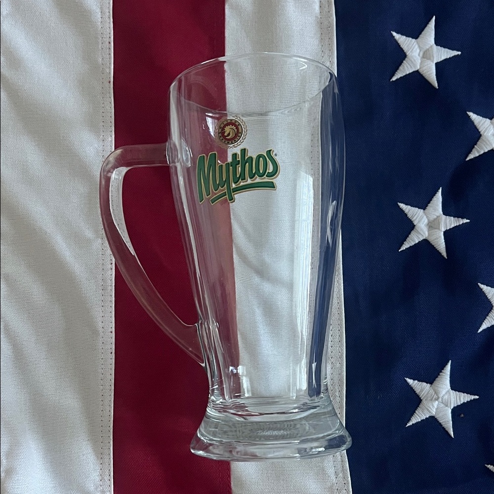 Mythos Glass Beer Mug